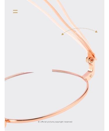 PARWANA Retro Round Blue Light Blocking Readers - Designer Anti-UV Eyeglasses +250 - Stylish Reading Glasses for Eye Protection - Buy Online on GoSupps.com