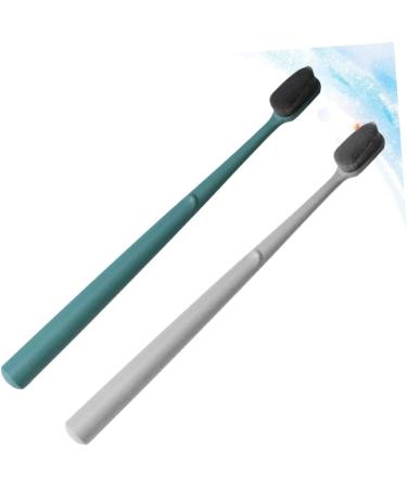 Minkissy Nylon Silk Toothbrushes - 2 Pack Oral Care Teeth Cleaning Tools - International Shipping Available - Buy Online on GoSupps.com