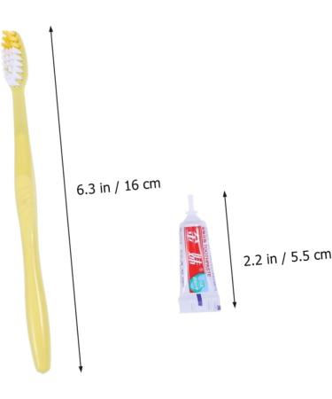 Buy Gatuida 30 STK Travel Toothbrush with Toothpaste - Soft Bristle Disposable Toothbrushes for Hotels & Travel - Buy Online on GoSupps.com