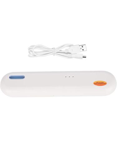 Syrisora Portable USB UV Toothbrush Sterilizer - Disinfectant Storage Holder (White) | Best International Shipping - Buy Online on GoSupps.com