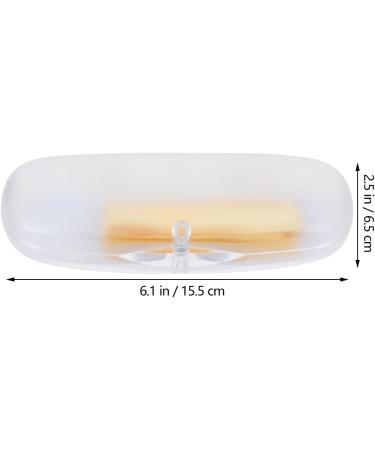 COHEALI Glasses Case - 2 Pack Transparent Eyeglass Holder & Lens Storage Box for Safe Eyewear Protection - Buy Online on GoSupps.com