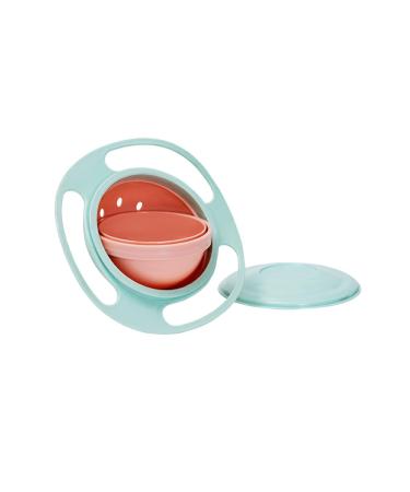 Buy Hojioesrd Universal Gyro Bowl - Innovative No-Spill & No-Tip Design for Babies | Removable Practical & Light Green - Buy Online on GoSupps.com