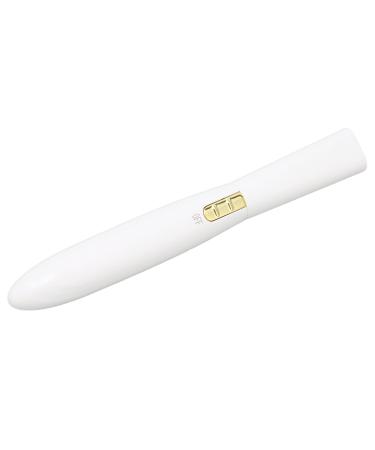 Verdant Touch Electric Eye Lashes Curler Heated Eyelash Curler Battery-Powered Electric Eye Lashes Curler Quick Heating Long Lasting Rechargeable White