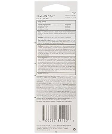 Revlon Kiss Lip Balm Sweet Cherry 030 .09 oz (Pack of 2) - Hydrating Lip Care Duo - Buy Online on GoSupps.com