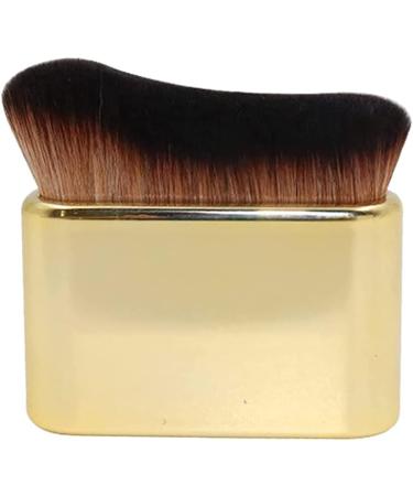Multifunctional Facial Foundation Brush Flat Top Kabuki Foundation Brush Portable Makeup Brush Soft Bristle Blush Brush Makeup Brush Liquid Makeup Foundation Brush For Women (Gold) - Buy Online on GoSupps.com