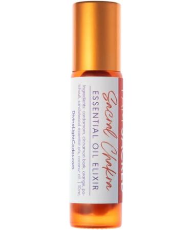 I Am Sacred Essential Oil Elixir - Sacral Chakra - Abundance - Creativity - Inspiration (10 ml Roller Bottle) 0.33 Fl Oz (Pack of 1) - Buy Online on GoSupps.com