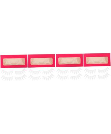 Beavorty 6 Pairs makeup false eyelashes fake eyelash faux eyelashes drama lashes masquerade makeup accessories natural false lash fluffy eyelashes 3d fiber white cross upper eyelashes - Buy Online on GoSupps.com