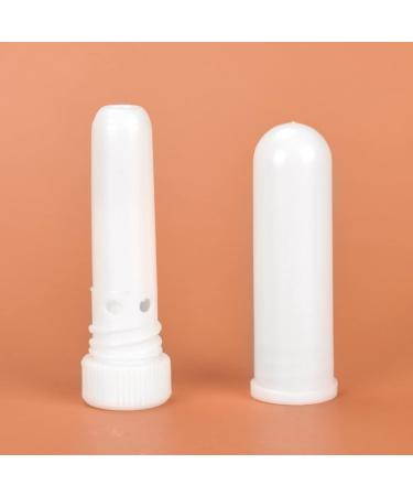 Healeved Peppermint Essential Oil + Bulk Nasal Inhaler Tubes - 5pcs White Aroma Diffuser Set - Buy Online on GoSupps.com