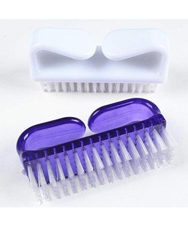 Nail Cleaning Brush - Handle Grip Nail Brush Nail Hand Fingernail Scrubbing Cleaning Brush for Toes Nails Cleaner Pedicure Brushes - Purple - Buy Online on GoSupps.com