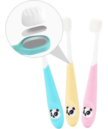 ULTECHNOVO 3pcs Manual Toothbrush Set - Small Head Child Training Brushes for Effective Cleaning - Buy Online on GoSupps.com