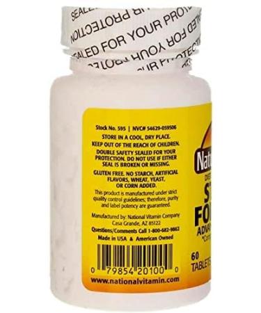 Nature's Blend Stress Formula Vitamins 60 Tabs 079854201000 - Buy Online on GoSupps.com