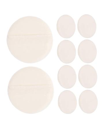 15 Pi ces Houppettes Rondes pour Maquillage Houppettes Compactes pour Corps Portables Douces