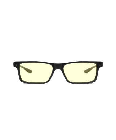 Gunnar gaming and computer glasses - kids - Cruz (AGE 12+) - Blue light filter glasses premium bluuf filter UV protection onyx ' - Lens: Amber (65% Blue Light Protection) "Amber" (blocks 65% blue light)