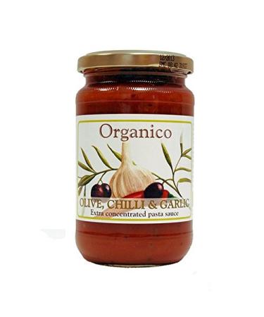 4x Organico Olive Chilli & Garlic Pasta Sauce 360g