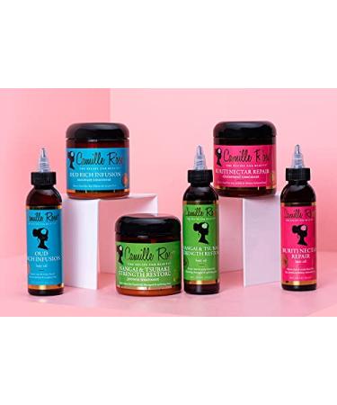 Camille Rose Oud Rich Infusion Hair Oil - Hydrating Detangling Treatment for Dry, Lifeless Hair - 4 fl oz - Buy Online on GoSupps.com