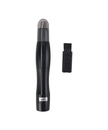 Ear and Nose Hair Trimmer Professional Painless Eyebrow & Facial Hair Trimmer for Men Women Battery-Operated Trimmer with Waterproof Dual Edge Blades for Easy Cleansing Black