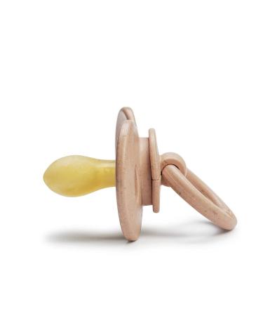 Elodie Details Baby Schnuller 2 Pack | Bamboo Natural Rubber Drop Shape - Sunny Day Yellow/Blushing Pink | Ideal for 3+ Months - Buy Online on GoSupps.com