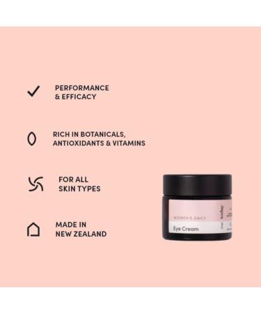 Buy Women's Daily Eye Cream - Nourish & Hydrate with Vitamin B3 B5 Ginseng & Cranberry | Vegan Natural Ingredients | 20ml - International Shipping Available - Buy Online on GoSupps.com