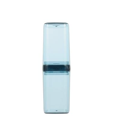 Travel Wash Cup Personal Care Supply Tooth Brushing Mug Travel Washing Cup Traveling Accessory Toothpaste Storage Cup Toothpaste Storage Case Toothbrush Case Portable Washing Cup Blue