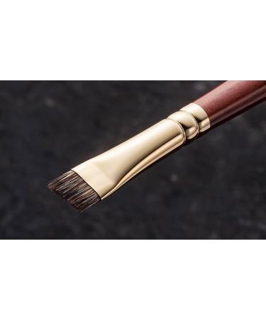 Short Series Eyebrow Brush - Angled Brown Brush for Precise Eyebrow Makeup | International Shipping Available - Buy Online on GoSupps.com