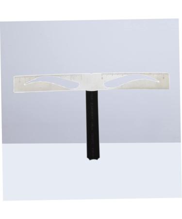 DOITOOL 1pc Eyebrow Template Tool Eyebrow Shapes Stencil Eyebrow Ruler Positioning Ruler Stainless Steel Size 1 As Shown - Buy Online on GoSupps.com