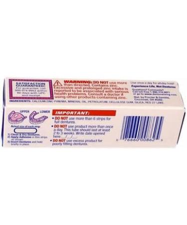 Fixodent Denture Adhesive Cream Original Multi 0.75 Oz - Pack of 4 - Buy Online on GoSupps.com
