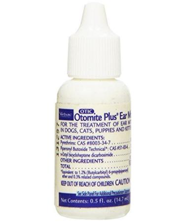 3 Pack Otomite Plus Ear Mite Treatment, 0.5-Ounce Each