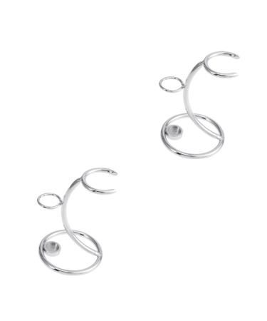 Beaupretty 2 Pcs Shaving Brush Holder Shaving Stand Razor And Brush Stand Razor Stand Shaving Holder Man Trimming Set