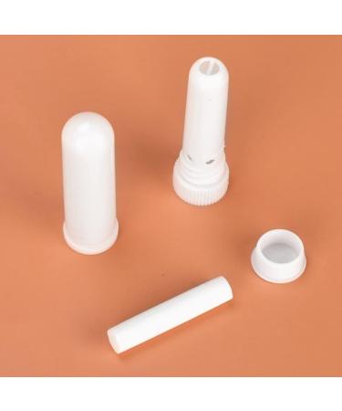 Healeved Peppermint Essential Oil + Bulk Nasal Inhaler Tubes - 5pcs White Aroma Diffuser Set - Buy Online on GoSupps.com