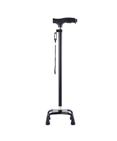 MidiLi Bed Sheets Set Old Man's Crutches Old Telescopic Non-Slip Ultra Light Cane Four-Legged Cane Adjustable Everything is fine