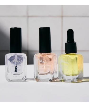 Mii Cosmetics Gloss + Go Nail Polish Top Coat | Clear Top Coat Nail Polish for Long-Lasting Shine Quick Dry Nail Varnish with Turbo-Dry Formula | Strengthening Top Coat for Chip-Resistant Wear | 14ml - Buy Online on GoSupps.com