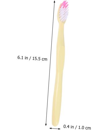 Buy TOVINANNA 100pcs Disposable Travel Toothbrush - Individually Wrapped Hotel Manual Toothbrush for Easy Hygiene - Buy Online on GoSupps.com