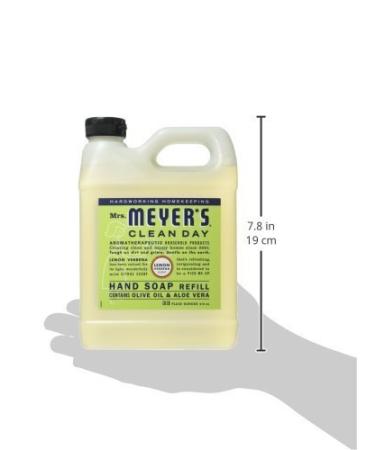 Liquid Hand Soap Refill Cruelty Free and Biodegradable Formula Herbal Free Mass Skin Care Non-Drying Softening Cleanser Lemon Verbena Scent 33 OZ Each Pack Pack of 6 - Buy Online on GoSupps.com