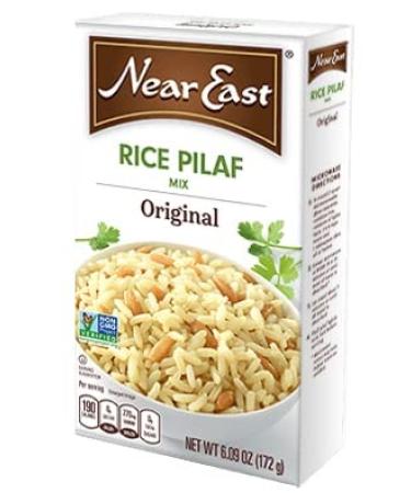 Ner East Rice Pilaf Mix Variety Pack 6oz (Pack of 8) - Original, Wild Mushroom & Herb, Roasted Chicken & Garlic, Brown Rice Pilaf with MYD Mini Bamboo Spatula - Buy Online on GoSupps.com