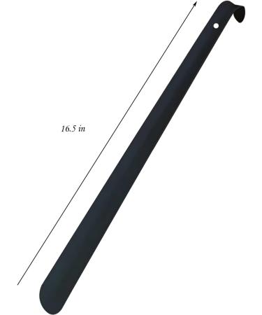 SUNUNICO 16.5-inch Stainless Steel Shoe Horn - Heavy Duty Long Handled Metal Shoehorn for Seniors, Men, Women, Kids - Buy Online on GoSupps.com