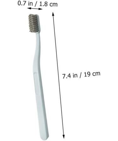 Marmerdo 6-Piece Stiff Brush Set - Effective Tooth Spot Remover & Hard Hair Toothbrush for Adults | Portable Dental Care Gadgets - Buy Online on GoSupps.com