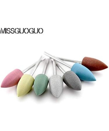 Rubber Large Bullet Head Drill bit Nail Art Tools Manicure Drill Tools Fashion Nail Equipment Electric Nail Drill - (Color: Green) - Buy Online on GoSupps.com