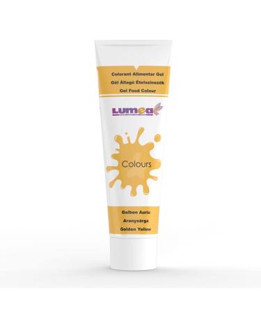 Food coloring gel 30g tube for fondant marzipan etc. Baking accessories cake decoration (golden yellow)