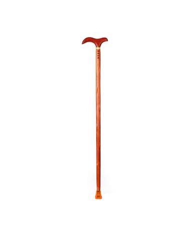 Wooden Walking Sticks Elderly Walking Stick Solid Wood Cane Wooden Crutch T Type Handle Fine Carving Length 86cm Can Be Truncated As Needed Mobility Aid for Elderly Seniors Safehappy