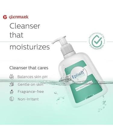 Glenmark Cleansing Lotion for Sensitive & Dry Skin | Gentle Makeup Remover & Moisturizer | 250ml - Soft Glowing Complexion - Buy Online on GoSupps.com