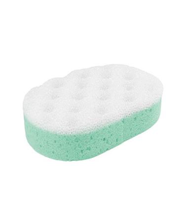 Meridiana Oblong Massage Bath Sponge - Luxurious Spa Experience | 1 Piece Pack for Relaxation & Exfoliation - Buy Online on GoSupps.com
