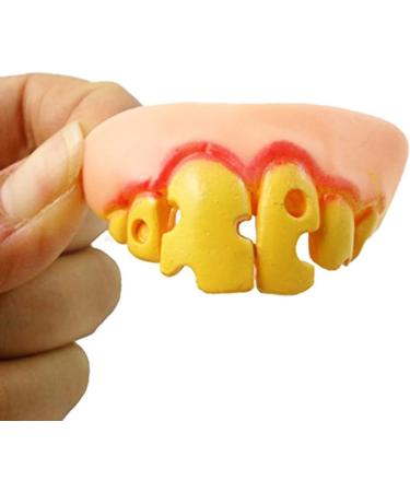 Clispeed 5pcs Funny Crazy Ugly False Teeth - Gnarled Artificial Teeth Requisite Toys for Pranks & Jokes - Ship Worldwide - Buy Online on GoSupps.com