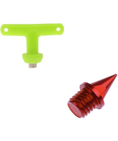 20 PCS 1/4 Inch Carbon Steel Track Spikes - Lightweight Sprinting Shoes Accessories - Red - Buy Online on GoSupps.com