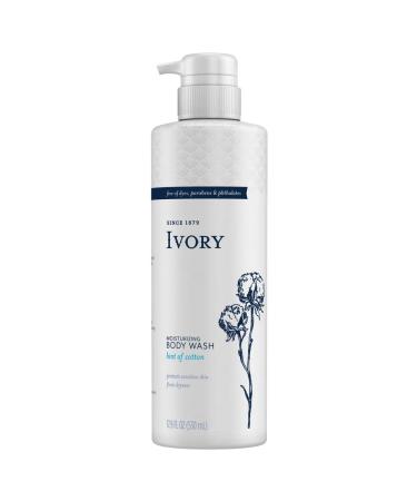 Ivory Moisturizing Body Wash Hint of Cotton  17.9 Fl oz