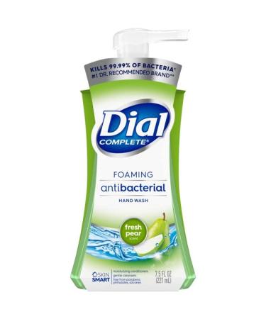 DIAL 7.5 oz Pear Foam Soap - Nourishing Hand Wash | Fast International Shipping - Buy Online on GoSupps.com