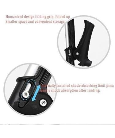 Forearm Crutches Adjustable Forearm Crutches with Adjustable Support Comfortable Wrist Grip Durable for Standard and Tall Adults Black Lightweight Arm Crutch Journey - Buy Online on GoSupps.com