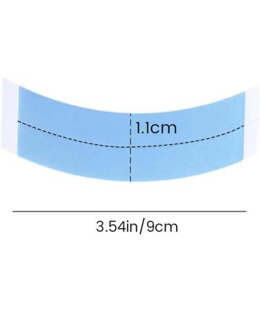 LOLPALONE 360 Piece Strong Wig Double Tape Strips Light Blue Waterproof Sweat Extension Lace Wig Wig Film Adhesive - Buy Online on GoSupps.com