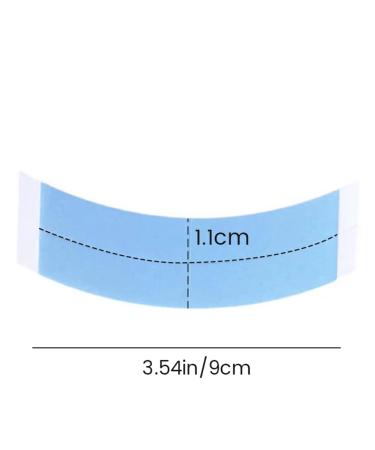 Paociuro 360Pc/Lot Strong Wig Double Tape Strips Light Blue Waterproof Sweat Extension Lace Wig Wig Film Adhesive - Buy Online on GoSupps.com