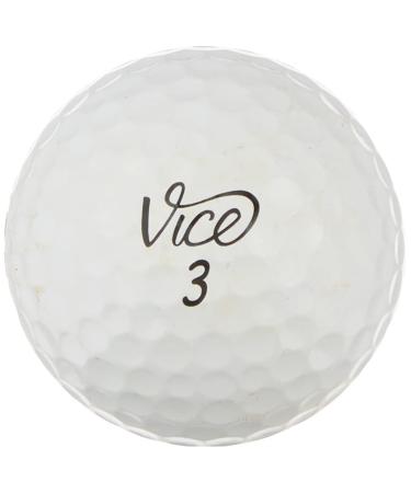 Vice Golf Ball Mix - 100 Near Mint Quality Used Golf Balls (AAA Pro Pro Soft Tour Drive GolfBalls), White (100PK-Vice-3)