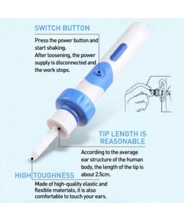 THE PERFECT PART Safety Electric Cordless Vacuum Ear Cleaner Wax Remover Painless Cleaning Tool - Buy Online on GoSupps.com